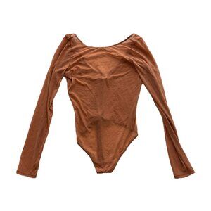 Parade | M | Women | Brown/Camel | Layering Luxe Mesh Bodysuit